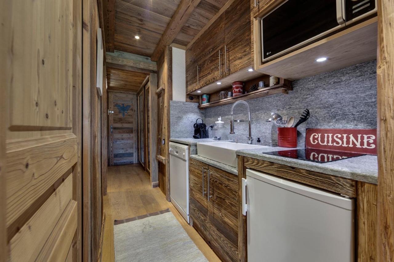 Val-dʼIsère Appartement Esprit Chalet - Splendide Vue Montagne A 180 מראה חיצוני תמונה
