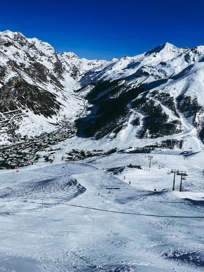 Val-dʼIsère Appartement Esprit Chalet - Splendide Vue Montagne A 180 מראה חיצוני תמונה